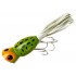 Arbogast Hula Popper 3/8 oz, Frog White Belly