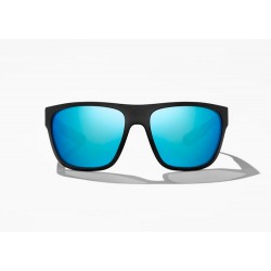 Bajío Sunglasses Las Rocas, Black Matte/Blue Mirror Poly