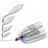 Booyah Super Shad 3/8 Oz Chrome/ Purple Glimmer Shad