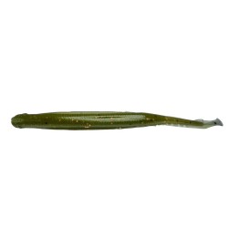 BQL Bassqs Lures Pit Bull 5" Green Pumpkin, 12 pcs