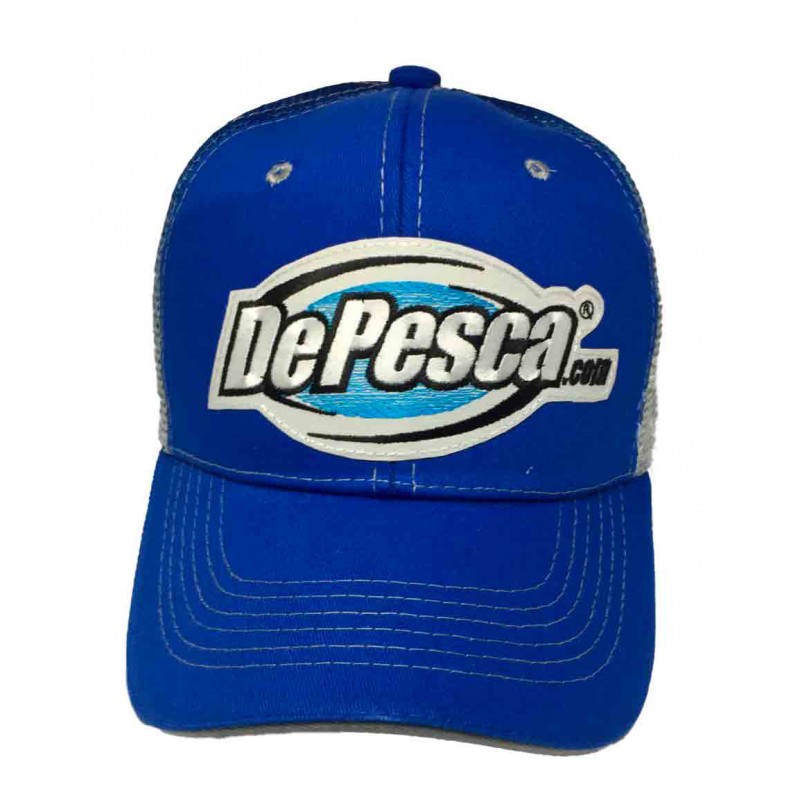 De Pesca Gorra Malla Azul Rey