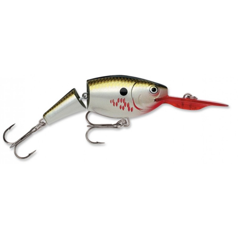 Rapala Jointed Shad Rap 1/4 Oz Bleeding Olive Flash