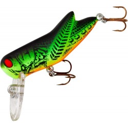 Rebel Big Hopper Waking Crankbait 1/4 oz, Fire Tiger