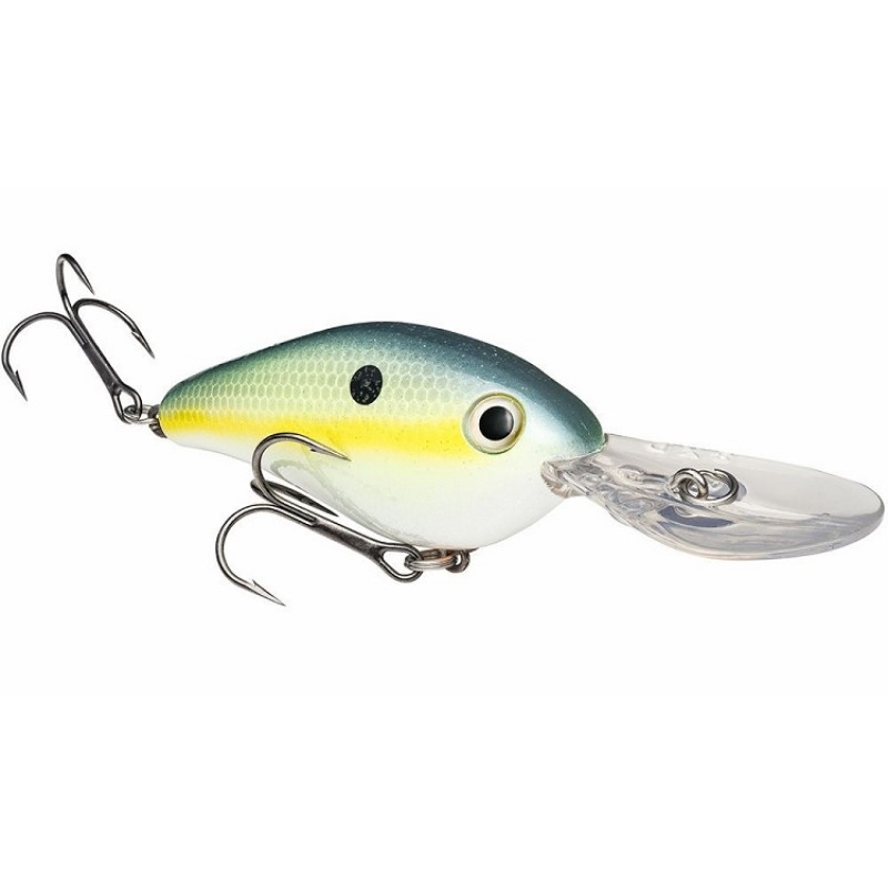 Strike King Pro-Model Series 10XD Extra Deep 2 Oz.Chartreuse Sexy Shad