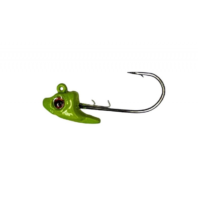 Tato Jigs Swimbait Head Green Chartreuse 1/4 oz, 1 pz