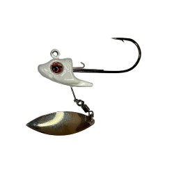 Tato Jigs Under-Spin Belly White 1 oz, 1 pz