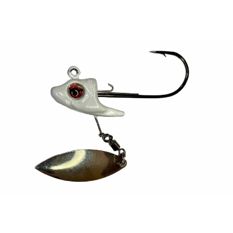 Tato Jigs Under-Spin Belly White 3/4 oz, 1 pz