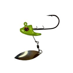 Tato Jigs Under-Spin Belly Green Chartreuse 1/4 oz, 1 pz