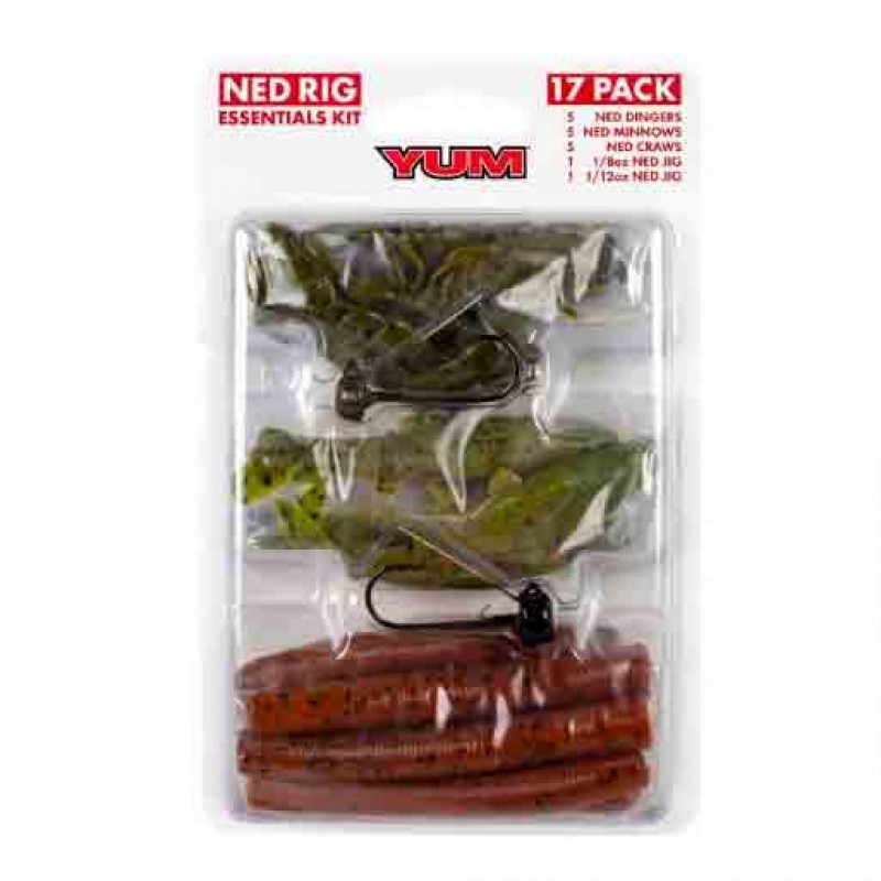 Yum Ned Rig Kit 2, 17 pcs