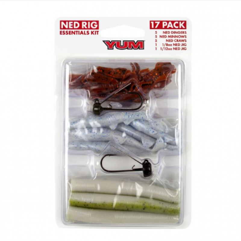 Yum Ned Rig Kit 4, 17 pcs