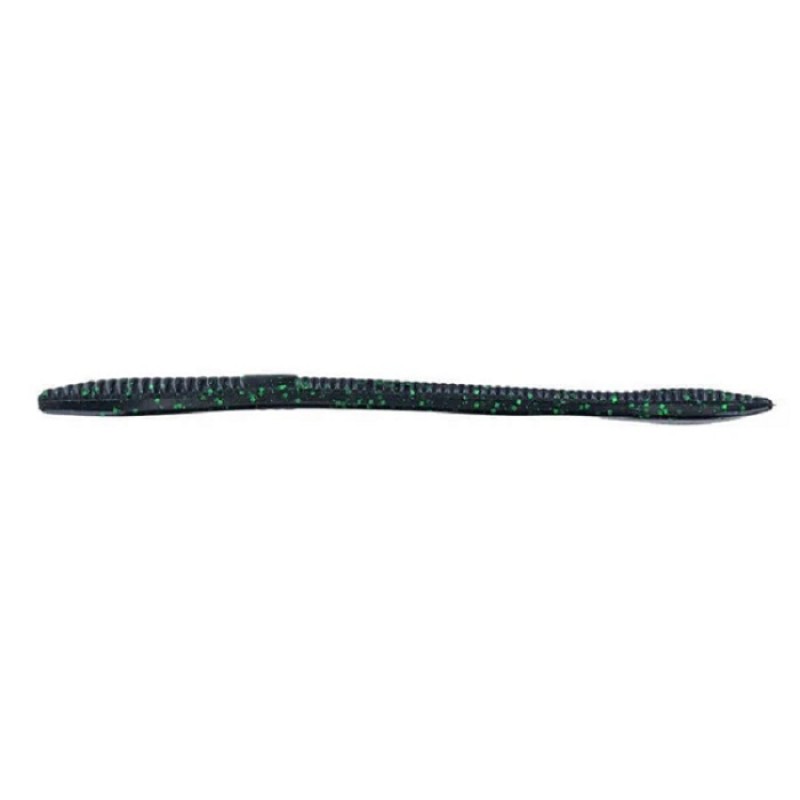 Zoom Finesse Worm 4.5" Limelight, 20 pcs