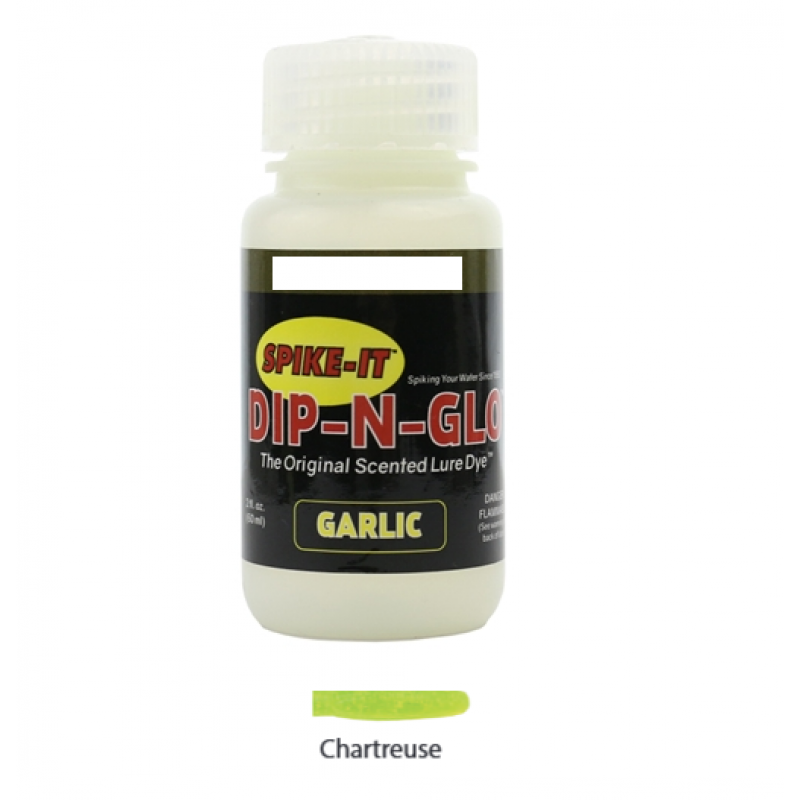 Spike It Dip N Glo Garlic 2 oz Chartreuse